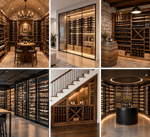 Home or Business? 6 Cellar Designs Based On Your Requirement
